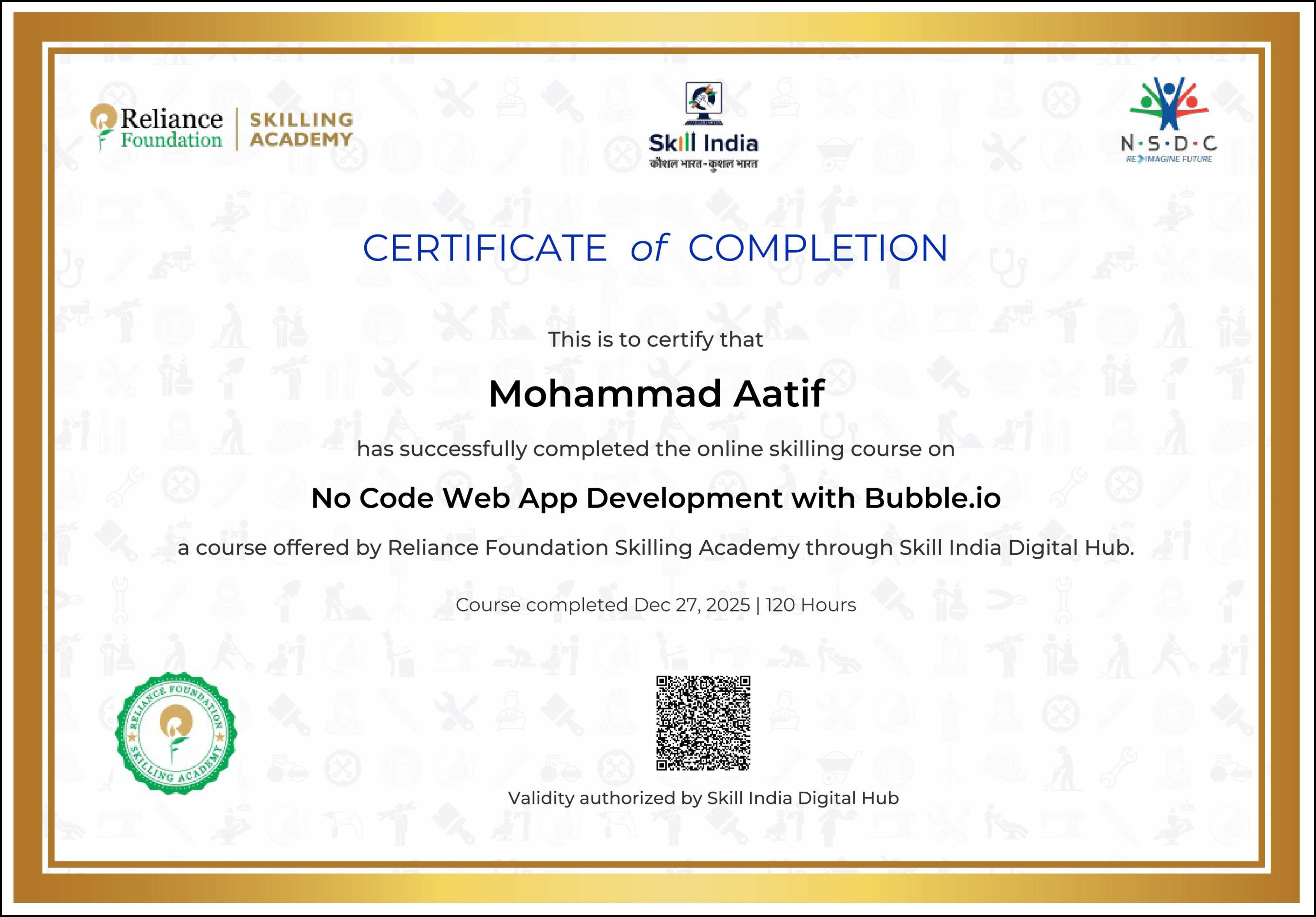 No Code Web App Development – NSDC x Skill India